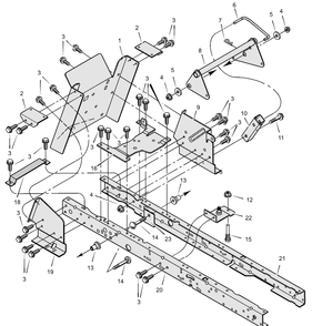 Part Location Diagram of 690417 Murray Bracket, Idler